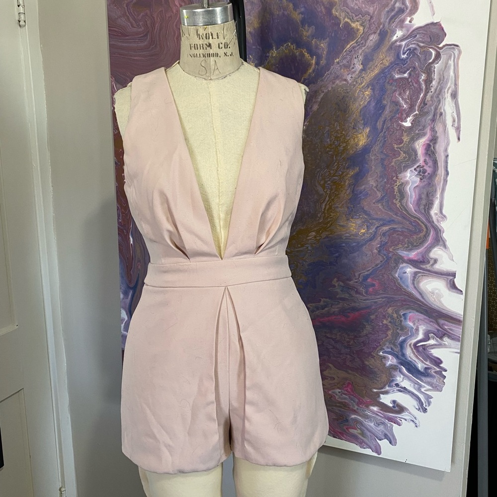 Lt pink forever 21 romper